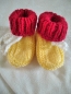 Preview: Babyschuhchen in rot und gelb
