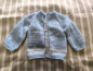Preview: Strickjacke hellblau