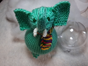 Elefant grün