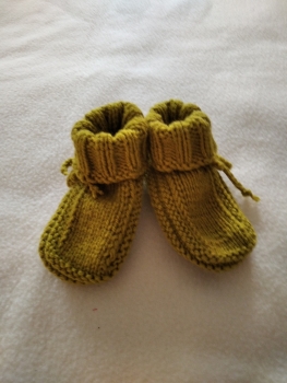 Schuhe senfgelb