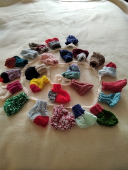 Adventskalender Socke