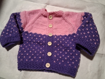 Strickjacke Lila Beere