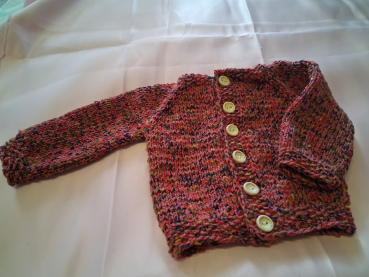 Strickjacke bunt