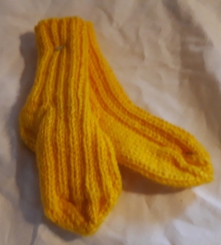 Socken gelb