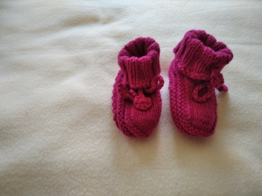 Babyschuhe pink