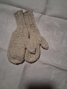 Handschuhe Beige