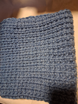 Schal blaugrau