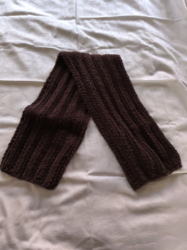 brauner Kuschelschal