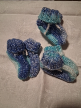 Babyschuhe in blau