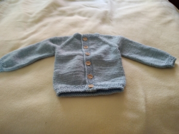 Babyjacke grau