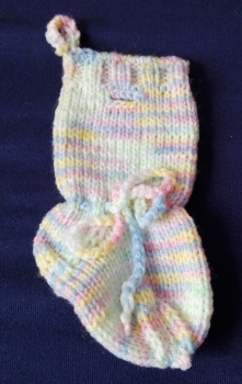 Sparstrumpf pastell bunt