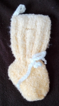 Sparstrumpf hellgelb