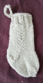 Sparstrump pastell grün