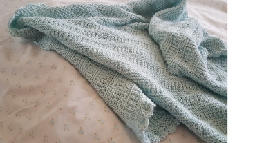 Dreieckstuch hellblau