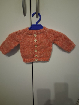 Strickjacke rot