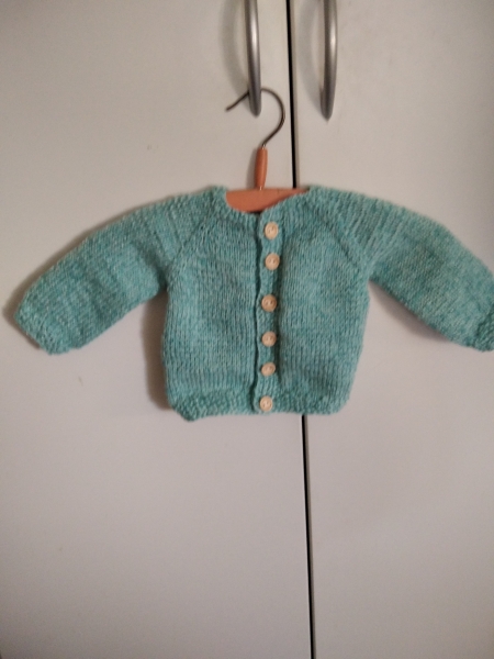 Strickjacke Türkis
