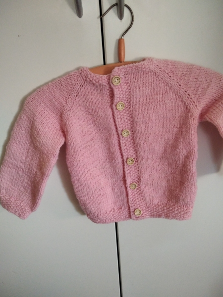 Strickjacke rosa