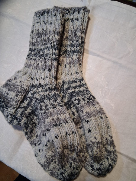 Socken Grautöne