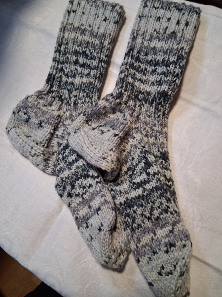 Socken Grautöne