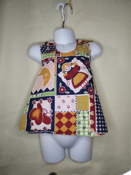 Schürzenkleid bunte Karos