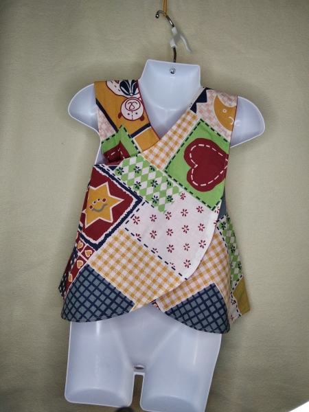 Schürzenkleid bunte Karos