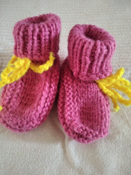 Babyschuhchen in rosa