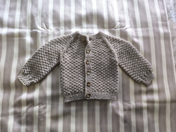 Strickjacke grau