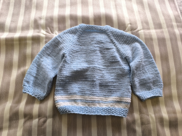 Strickjacke hellblau
