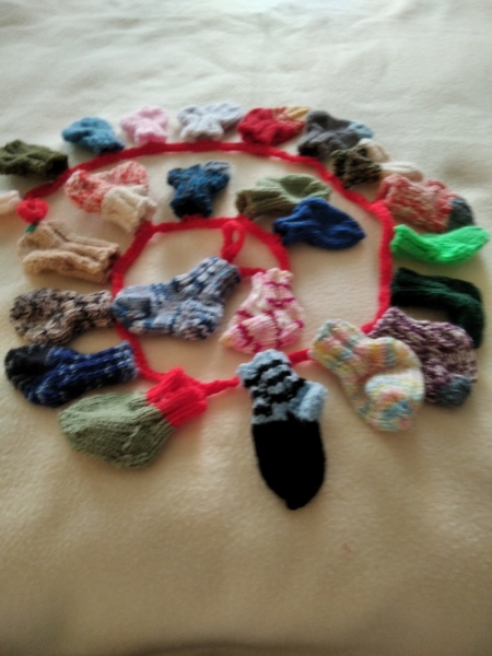 Adventskalender Socke