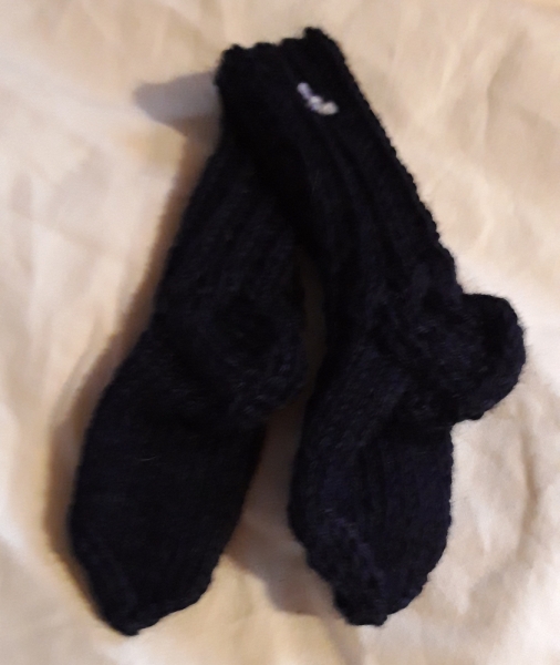 Babysocken schwarz