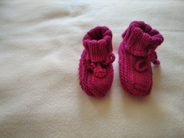 Babyschuhe pink
