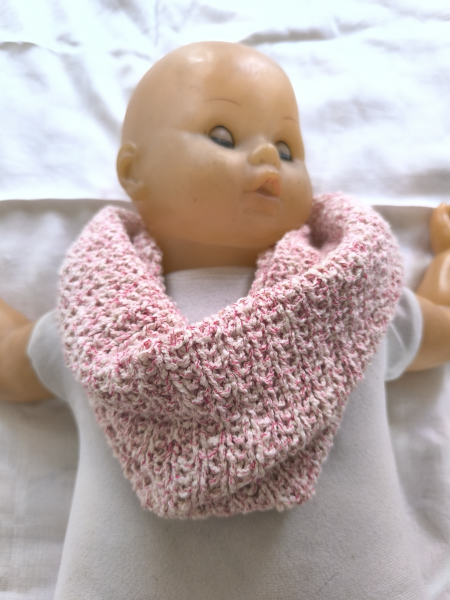 Halssocke weiß rosa