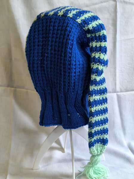 Mütze "OMA" blau grün