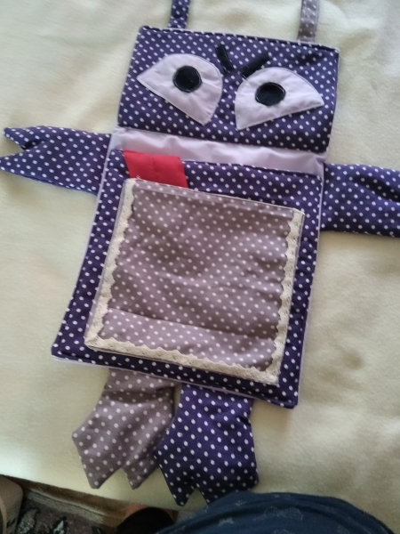 Garderobenmonster James lila