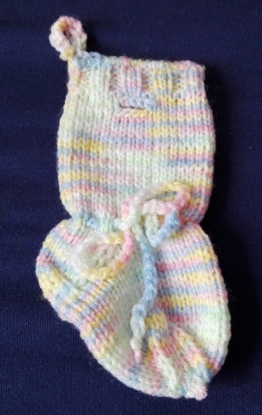 Sparstrumpf pastell bunt