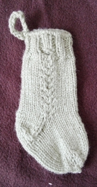 Sparstrump pastell grün