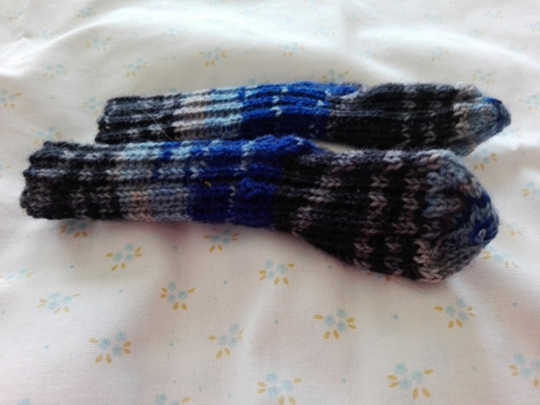 Babysocken blau