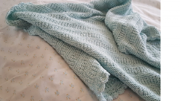 Dreieckstuch hellblau