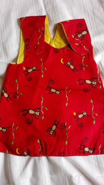 Schürzenkleid Affen
