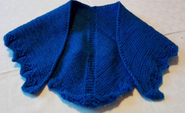 Tuch blau