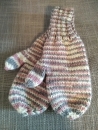 Handschuhe rosa grau weiß