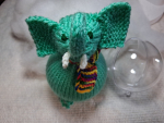 Elefant grün