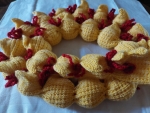 Adventsdrache Magnus gelb