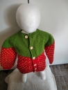 Strickjacke Erdbeer