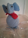 Elefant hellblau