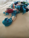 Adventsdrache Magnus türkis bunt