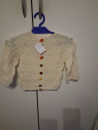 Strickjacke weiß